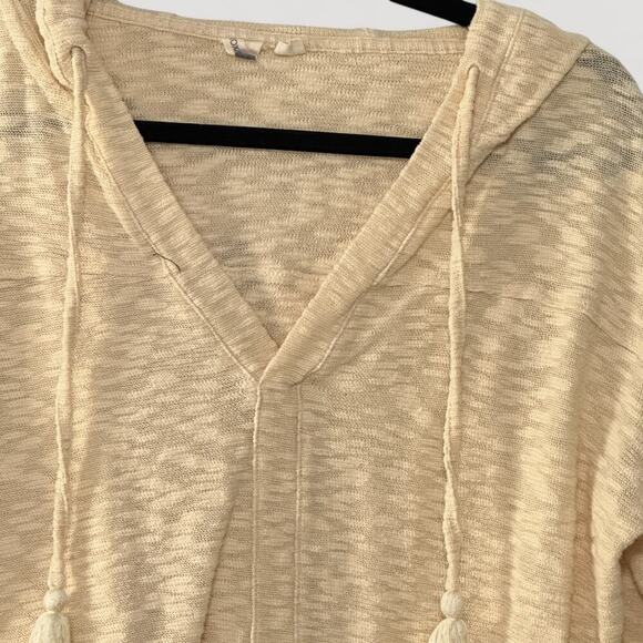 Roxy Good Vibration Slub Knit Beachy Hoodie (L) - Picture 3 of 11